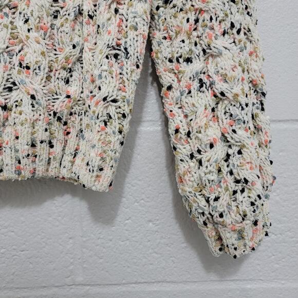 Jessica Simpson Sweater Large Chenille Soft Crop Cable Knit - Picture 6 of 8